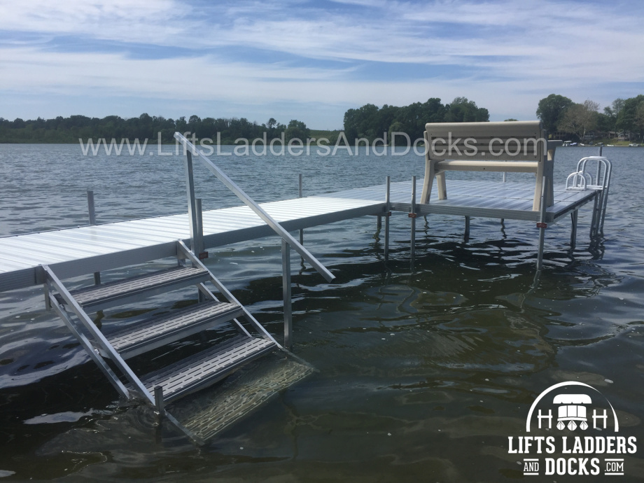 Dock/ Pier Steps, Dock & Pontoon Swim Ladders, Dock Benches